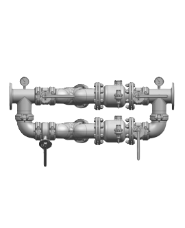 Valtec_Pressure Reducing Butterfly Valve Set (Flanged) (By-Pass)