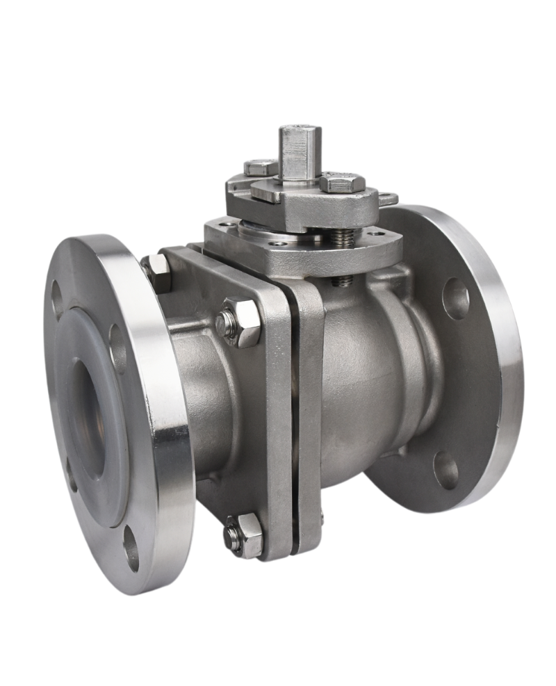 V-2F Class150 PFA Lined | 2-PC Flanged Ball Valve | Valtec